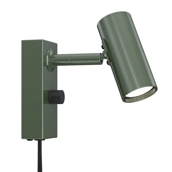 V5751 Cato Led Vägg 1:A Med Dimmer, Skogsgrön/Svart Trygg betalning