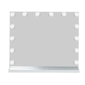 Begränsad tid Glow Sminkspegel på fot 50 cm med LED Belysning/Lampor Hollywood spegel - Inredning & dekor