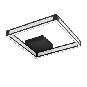Utförsäljning Taklampa Eglo Altaflor 315x315 mm Svart Vit - Möbler