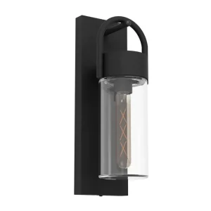 Vägglampa Utebelysning Eglo Carraro Svart/Klar - Belysning Rabatter