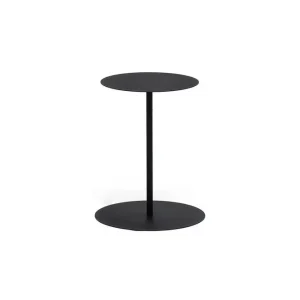 Sänkt pris Sidobord Utomhus Hillerstorp Jet Set Ø35x50 cm Svart - Utemöbler