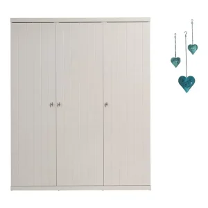 Endast denna vecka Robin Garderob 57x205 cm Vit - Förvaring