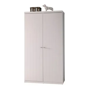 Robin Garderob 57x205 cm Vit - Förvaring Utförsäljning