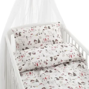 Populär Påslakanset till Spjälsäng 2-Dels Fingal Jul Vit Vit - Textil & mattor