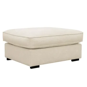Billig Scandinavian Choice Rossita lyx Fotpall Beige Chenille - Möbler