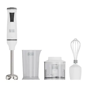 Kampanjpris Black+Decker Stavmixerset Black+Decker 750W Vit Vit - Servering & matlagning