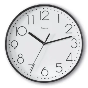 Begränsat antal Hama Väggklocka Hama Salina 22 cm Svart - Inredning