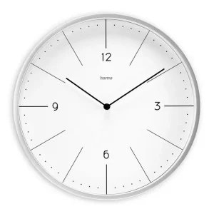 Hama Väggklocka Hama Sardinia 30 cm Grå Vit - Inredning Kampanj