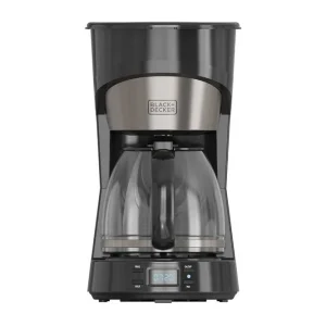 Black+Decker Kaffebryggare Black+Decker LCD 12 Koppar Silver - Servering & matlagning Expressleverans