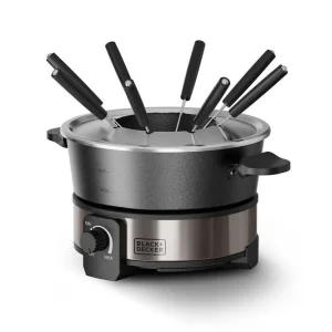 Black+Decker Fonduegryta Black+Decker 2L Silver - Servering & matlagning Endast idag