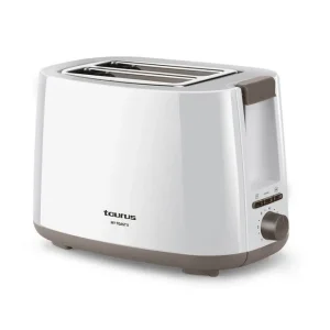 Begränsat antal Brödrost Taurus Mytoast II 2 Fack Vit Silver - Servering & matlagning