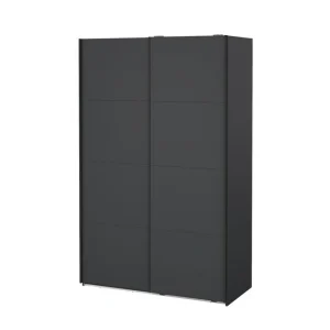 Tvilum Elvos Garderob 139x220 cm Svart - Förvaring I lager