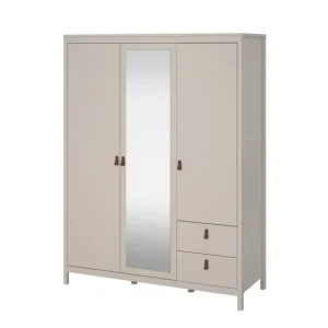Tvilum Vallvidera Garderob med Spegel 150x199 cm Beige - Förvaring Expressleverans