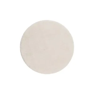 Expressleverans KM Home Ryamatta Royal Deluxe Rund 120x120 cm, Creme - Textil & mattor