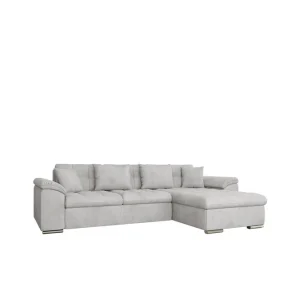 Camior Bäddsoffa med Divan 3-sits Grå - Möbler I lager