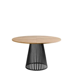 Beställ idag Beylen Matbord 100 cm Rund Brun/Svart - Möbler
