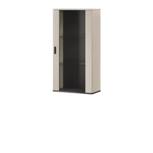 Lyrosen Vitrinskåp 60x112 cm Beige - Förvaring Begränsat erbjudande
