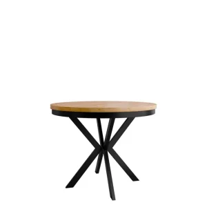 Sereth Matbord 90 cm Rund Brun/Svart - Möbler Sista chansen