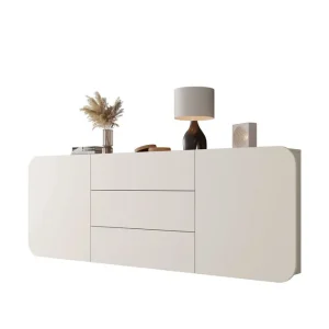 Duartina Skänk 200x36 cm Beige - Förvaring Extra rabatt
