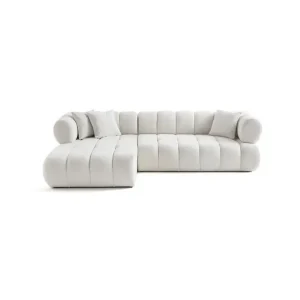 Mississauga Soffa med Divan 3-sits Vit - Möbler Beställ nu