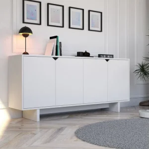 Edrion Konsollbord 180 cm Vit - Möbler Säker betalning