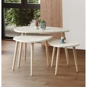 Kampanj Horatio Satsbord 80 cm Sand - Möbler