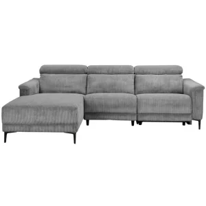 Endast idag Loft24 Lund Reclinersoffa 3-sits Grå - Möbler