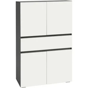 Bästa pris Loft24 Högskåp till badrum Loft24 Wisla Högskåp till Badrum 130x76x35 cm Grå - Förvaring