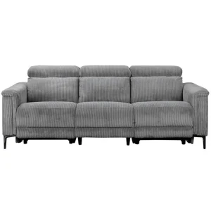Handla nu Loft24 Lund Reclinersoffa 3-sits Grå - Möbler