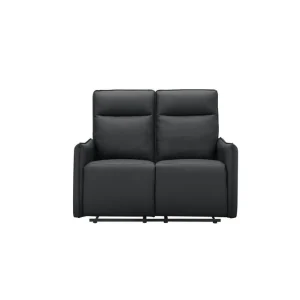 Loft24 Lugo Reclinersoffa 2-sits Svart - Möbler Säker betalning
