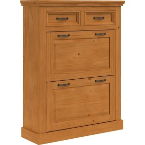 Begränsat antal Loft24 Selma Skoskåp 90x115 cm Natur - Förvaring