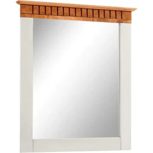 Loft24 Lisa Vägghängd Spegel Rectangulär 60x70 cm Vit - Inredning Rea