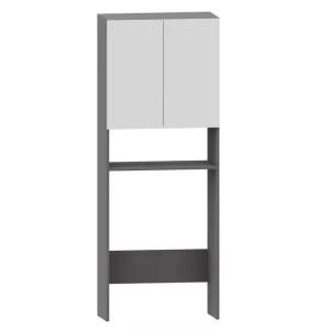 Lågt pris Loft24 Wisla Högskåp till Badrum 180x68x37 cm Vit - Förvaring