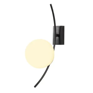 Vägglampa Kimbell Svart / Vit - Belysning Rea