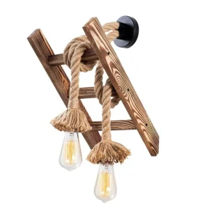 Vägglampa Niraa Trä - Belysning Fynd