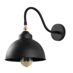 Vägglampa Rathour Svart - Belysning Kampanj