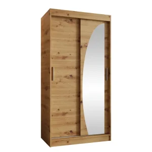 Amira Garderob m. Spegel 100x200 cm - Förvaring Lägg i varukorgen