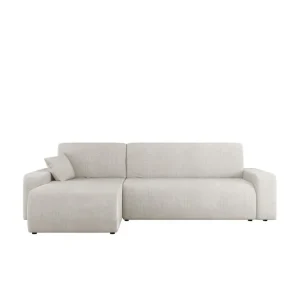 Barile Bäddsoffa med Divan 3-sits i Plysch - Möbler Köp online