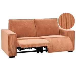 3-sitssoffa Nukari Orange, Svart - Möbler Nyhet