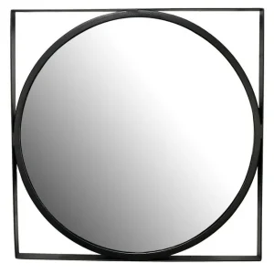 Begränsad tid Spegel Wohnling Fyrkantig Ram Rund 54 cm Modern - Inredning & dekor