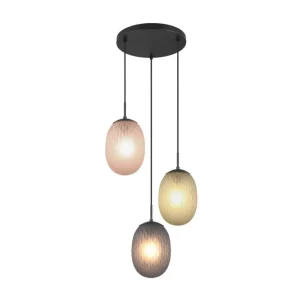 Trygg betalning Pendel TRIO Facette 3-del - Belysning